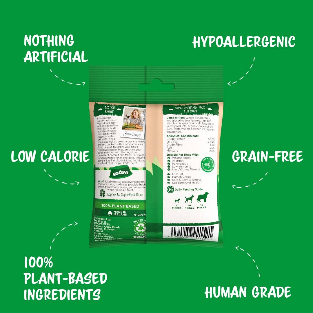 Soopa Healthy Bites Wassermelone & Apfel – Gesunder Hundesnack