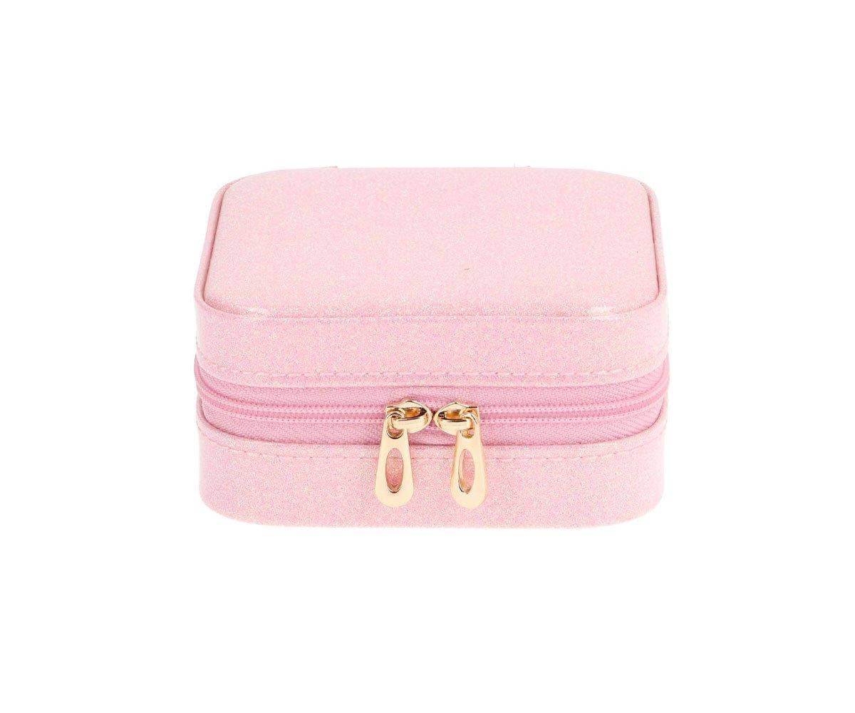 Rosa Glitzer Schmuckbox für Kinder