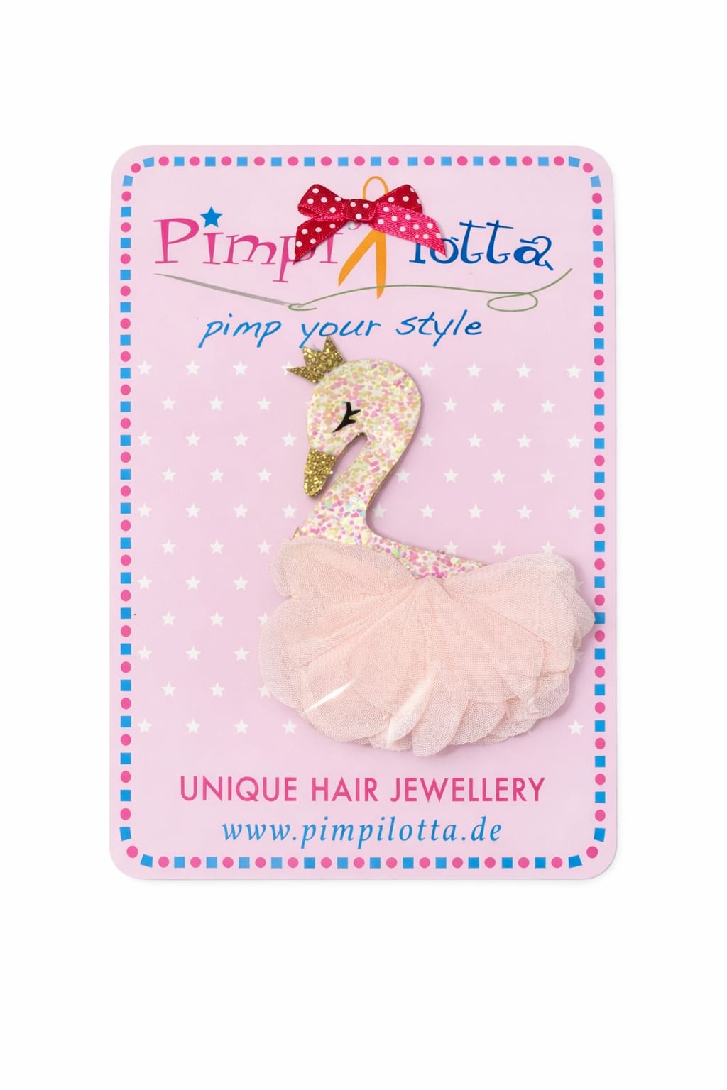 Kinder Haarspange Schwan