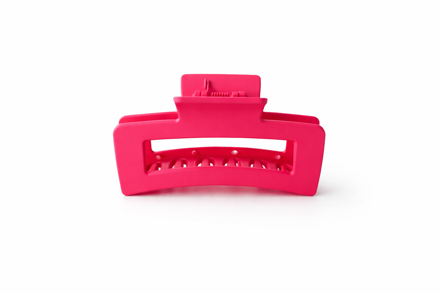 Haarklammer Matt Pink