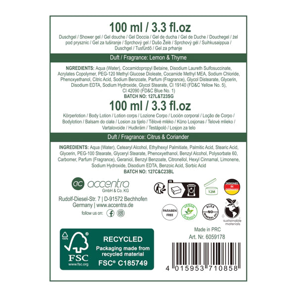 Geschenkset SPA in Holzbox