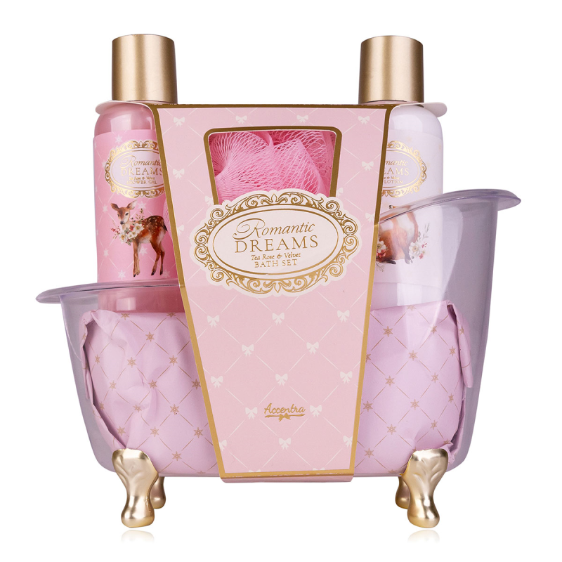 Badeset ROMANTIC DREAMS – Tea Rose & Velvet