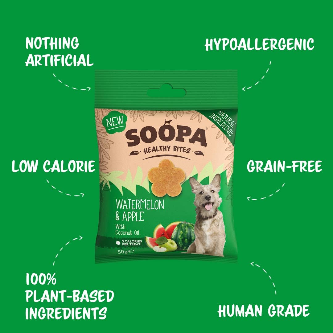 Soopa Healthy Bites Wassermelone & Apfel – Gesunder Hundesnack