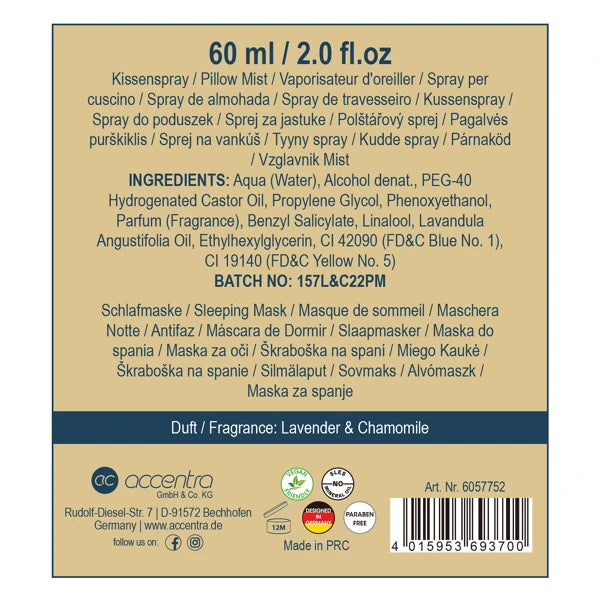 Wellness Set mit Schlafmaske