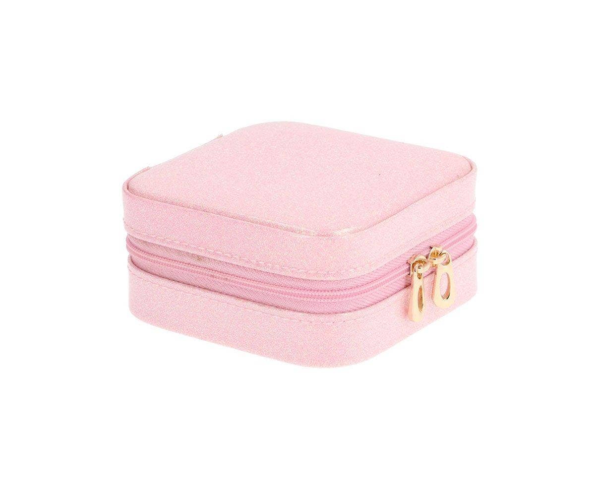 Rosa Glitzer Schmuckbox für Kinder