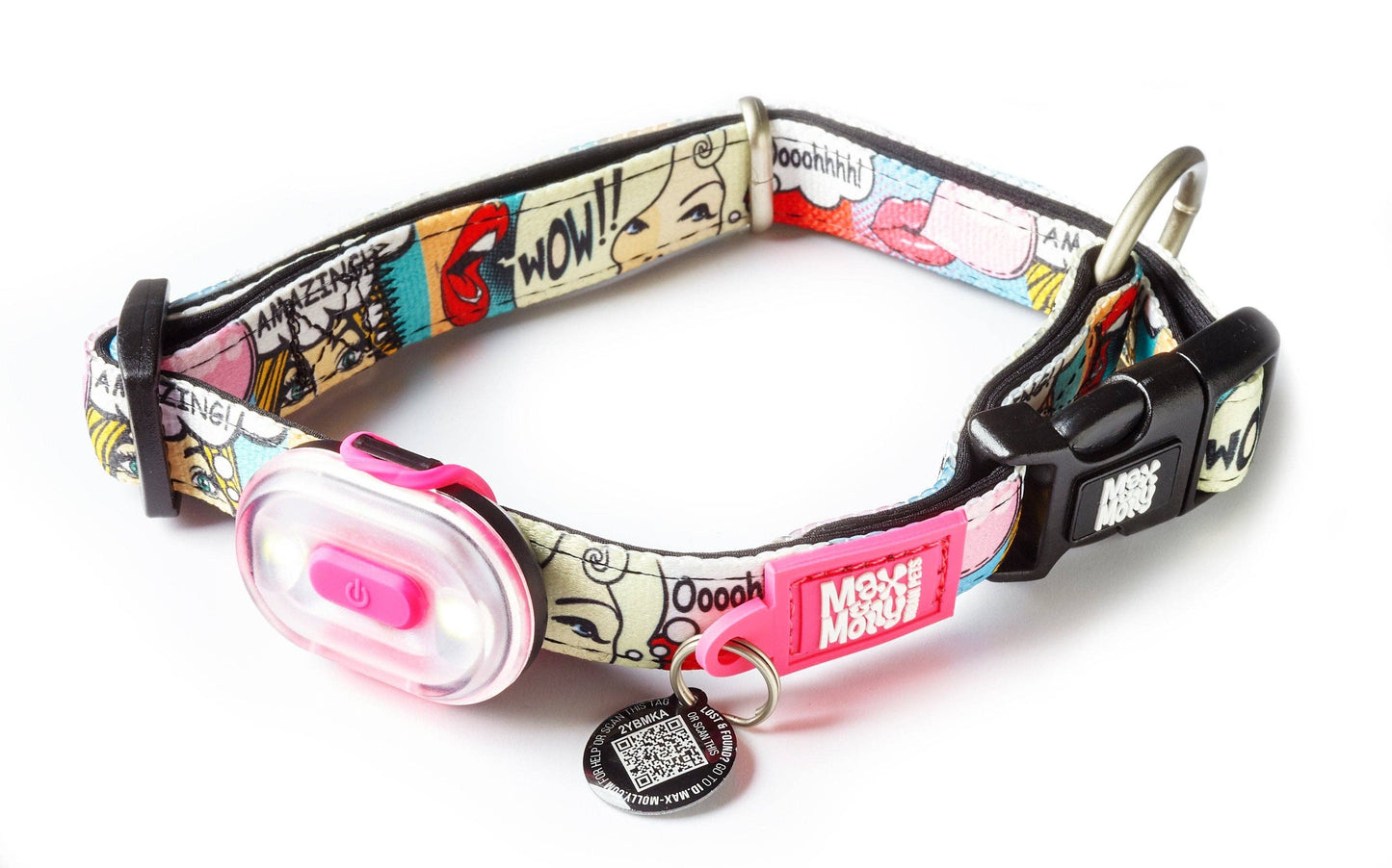 Matrix Ultra LED - Hundesicherheitslicht Pink