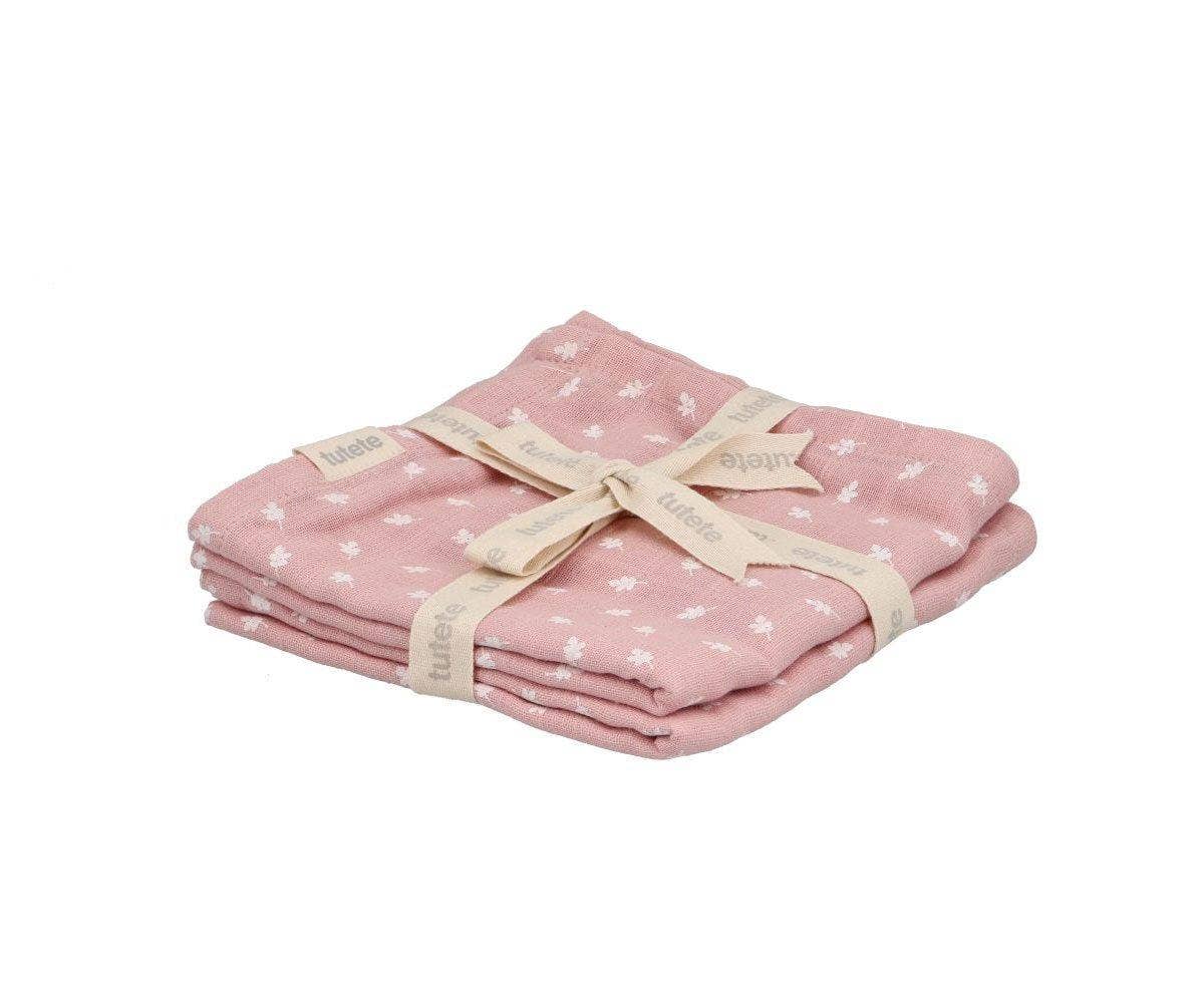 Baby-Mulltücher Rosa 2er Set